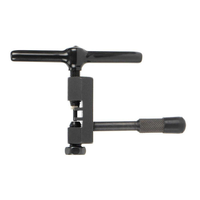The 6MIL CB-01 Chain Breaker is a durable, reliable tool with a T-handle and adjustable pin, perfect for removing or inserting pins on bicycle, motorcycle, and BMX chains.