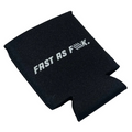 Keep your drink cold and your style bold with the LUXBMX Stubby Cooler / Fast As F-LUX—a black insulator featuring "FAST AS F-LUX" in bold white letters.