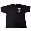 Black short-sleeve Animal FRKO GLH Tee showcasing a small graphic of Action Bronson's character and text on the upper left chest area.