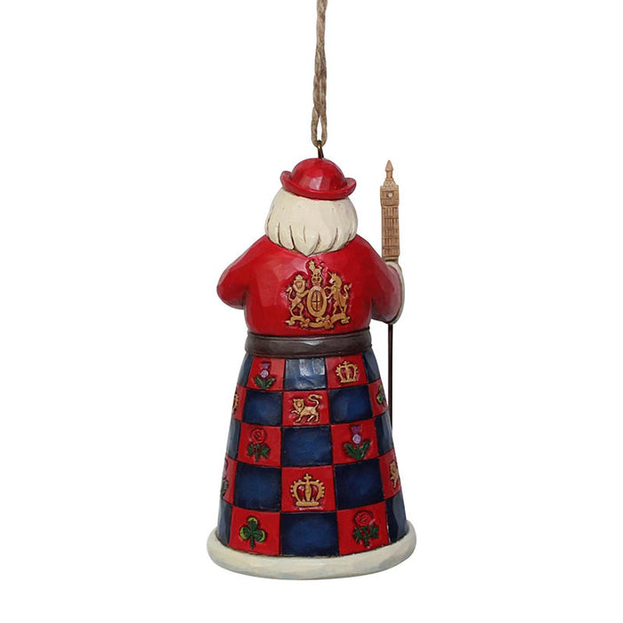 British Santa Christmas Ornament by Jim Shore