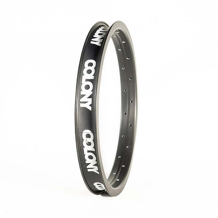 An affordable option for a black Colony Pintour 16 Inch Rim, featuring the word "mood" on it.