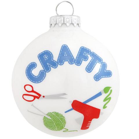 Crafty Glass Ornament