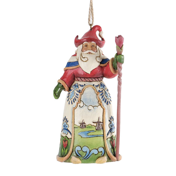 Dutch Santa Ornament for Christmas Tree