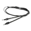 The Eclat Classic Brake Cable is a black replacement cable with two metal ends and an outer protective sheath, perfect for use as a rotor or gyro cable, shown on a white background.