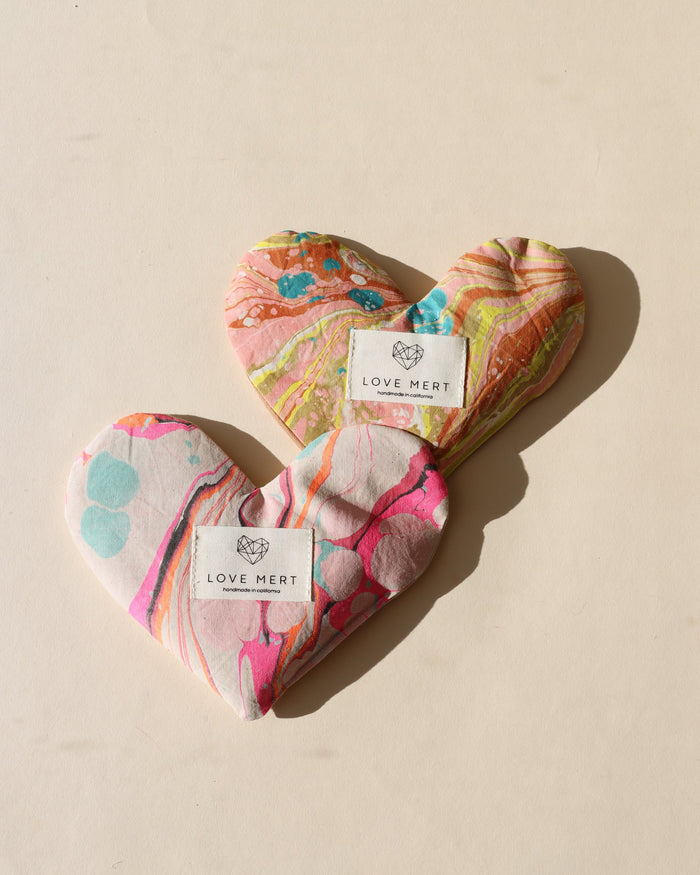 handmade heart pillows