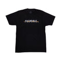 The Fairdale Giraffeness Monster T-Shirt is a black tee with "FAIRDALE" in white and snakes woven through the text—a bold pick for those who love unique style.