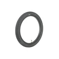 The Family F641 20 Inch Tyre is a black BMX tyre with a knurled tread, mounted on a metal rim with valve stem, offering excellent value and shown isolated on a white background.