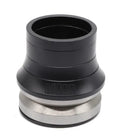Fiend Ransom Headset in black and silver, featuring a cylindrical design with multiple grooves and a flared center section, shown against a white background—perfect for upgrading your BMX ride or achieving precise performance in your Fiend headset setup.