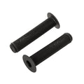 The Fit Bike Co OG Grips, shown in black with ribbed and mushroom-finned surfaces plus flared ends, resemble the classic BMX grip style and are displayed on a white background.