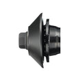 Close-up of a G-Sport Roloway Hub Guard attached to a black hub, photographed against a white background.