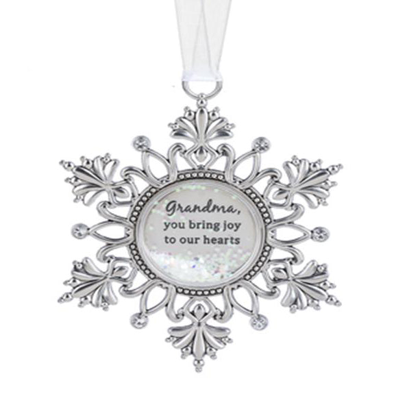 Grandma Snowflake Ornament
