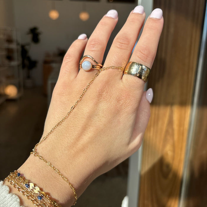Hammered Dome Ring