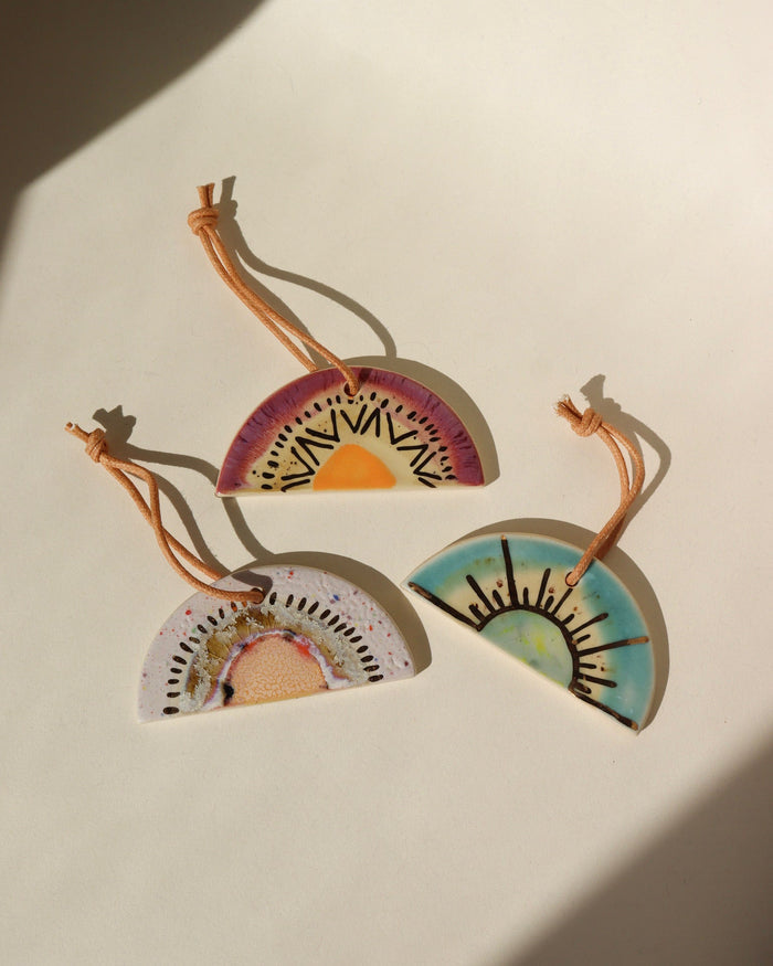 Happiness Ornament by Curious Clay