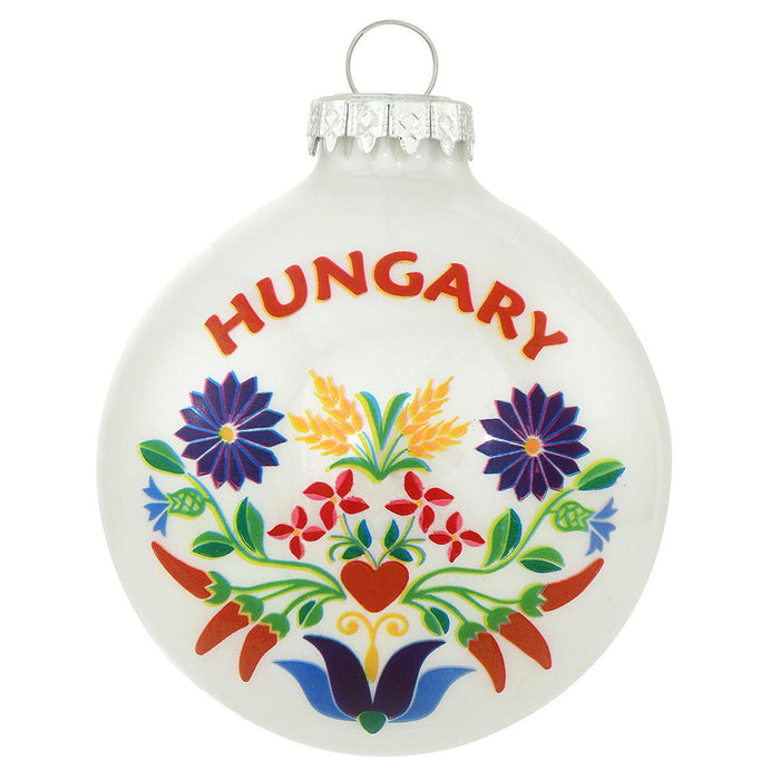 Hungary Glass Ornament