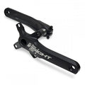 The Insight PL4 Cranks feature a 4-bolt, 104BCD design with two arms and a 24mm spindle axle. Lightweight and built for peak BMX performance, this crankset is shown on a white background.