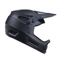 The Kenny Racing Elite Helmet Black is a matte black full-face youth BMX helmet featuring ventilation slots, a fixed visor, and “KENNY” branding on the side—perfect for riders looking for a stylish yet lightweight BMX helmet option.