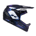 The Kenny Racing Helmet Elite Graphic Night Diamond is a lightweight full-face BMX helmet in black and blue, featuring a visor, striking white graphics, and the word “KENNY” on the side—perfect for young riders looking for both style and protection.
