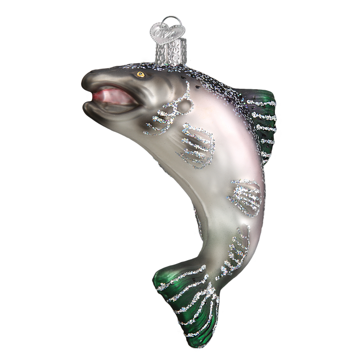 King Salmon Glass Old World Christmas Ornament
