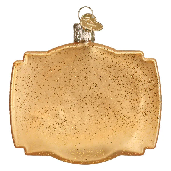 Man Cave Ornament By Old World Christmas Back of Ornament