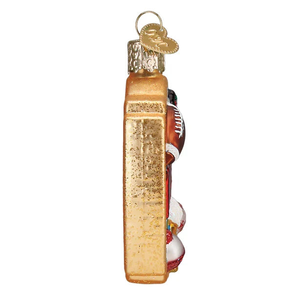 Man Cave Ornament By Old World Christmas Side View