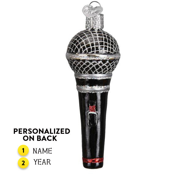 Microphone Ornament - Old World Christmas