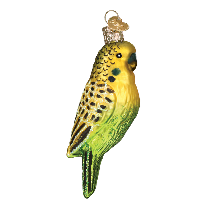 Miniature Parakeet Christmas Ornament