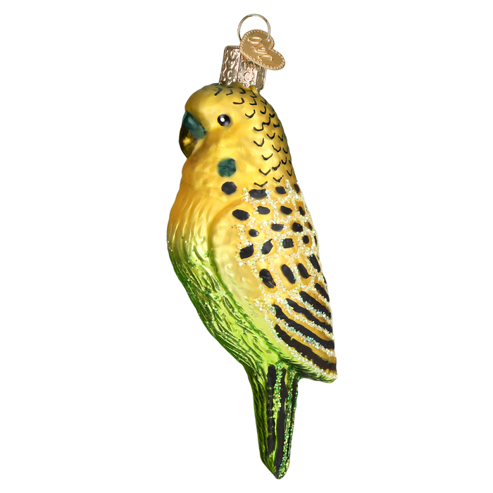 Miniature Parakeet Christmas Ornament