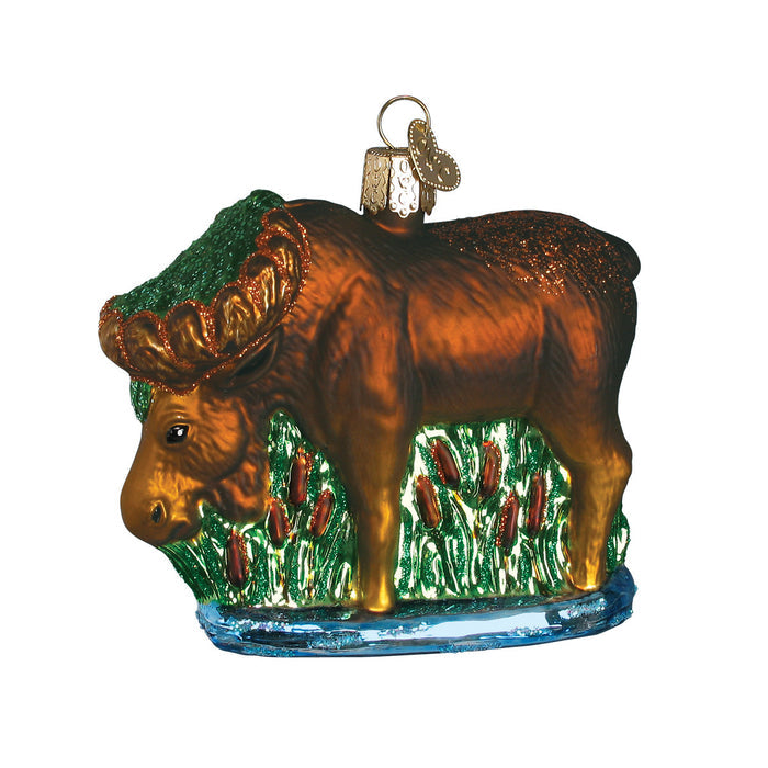 Munching Moose Ornament for Christmas Tree