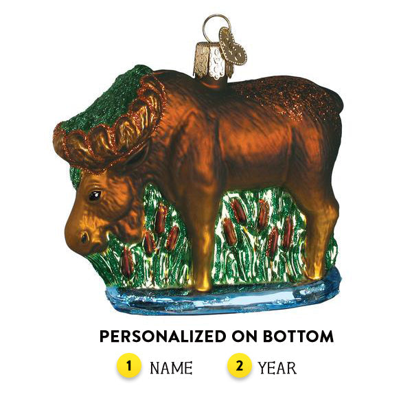 Munching Moose Ornament - Old World Christmas