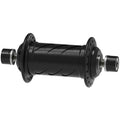 Onyx BMX XL 100/10mm Bolt-on Grooved Front Hub with end caps, shown on a white background. This fully rebuildable race hub is displayed with product information and part numbers listed below.