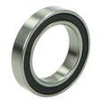 Close-up of an Onyx EZO Sealed Bearing (each), featuring a thin-section deep groove design with a black seal on one side, isolated on a white background to showcase EZO bearings quality and compatibility with Onyx hubs.