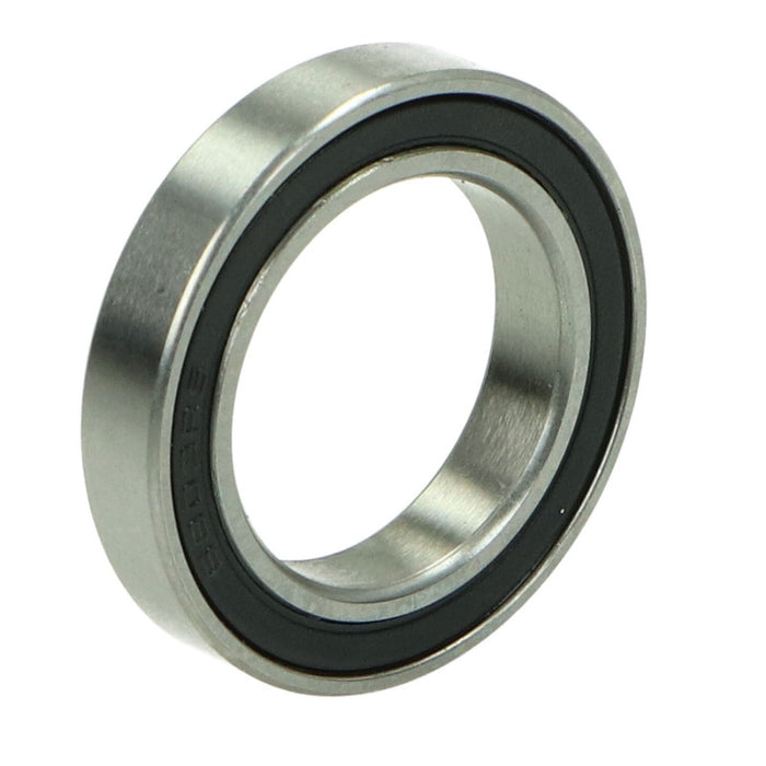 Close-up of an Onyx EZO Sealed Bearing (each), featuring a thin-section deep groove design with a black seal on one side, isolated on a white background to showcase EZO bearings quality and compatibility with Onyx hubs.