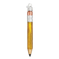 glass yellow pencil ornament