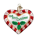 Peppermint Heart Ornament for Christmas Tree