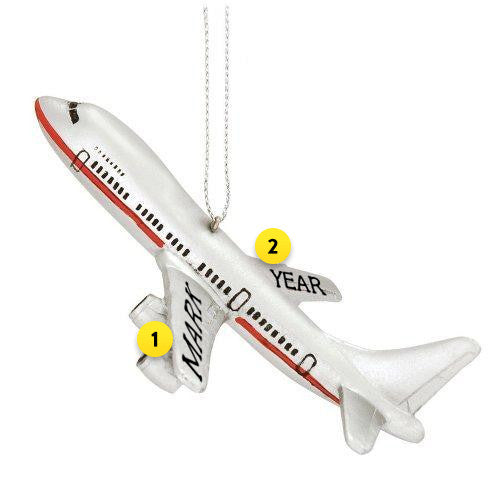 Airplane Christmas Ornament