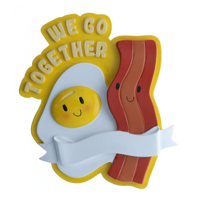 Bacon and Eggs Couple Ornament