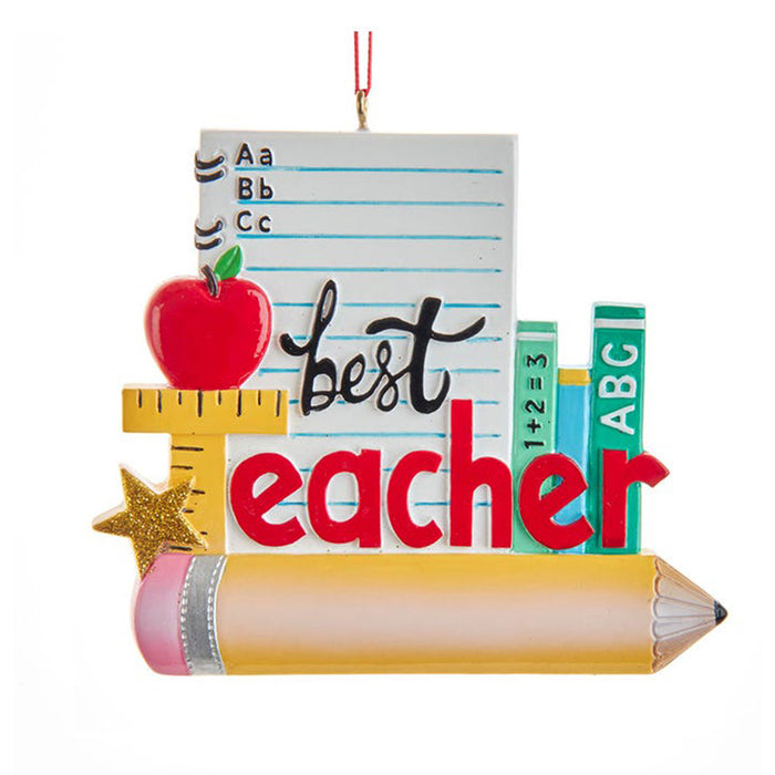 Best Teacher Ornament