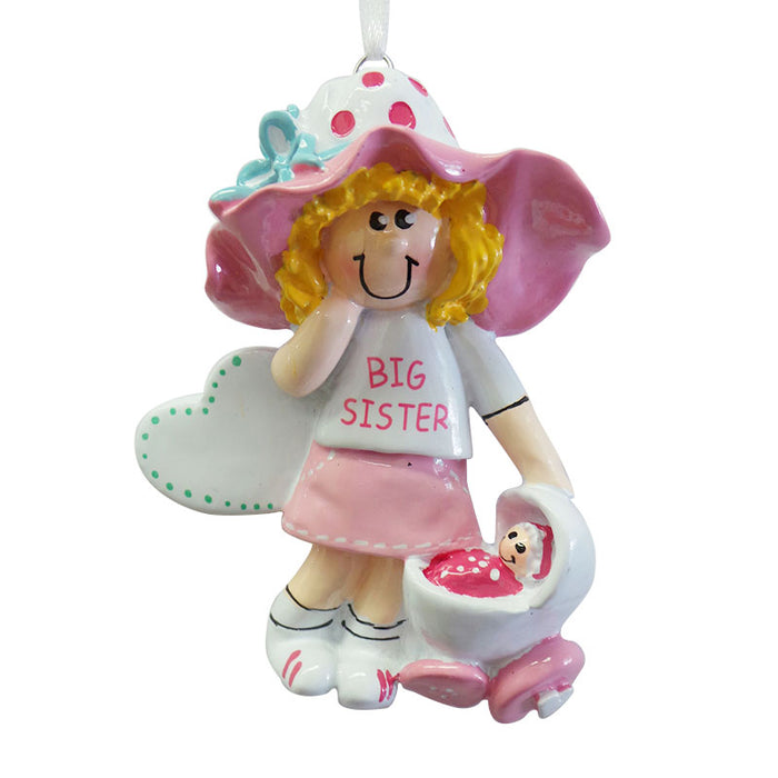 Personalized Big Sister Ornament