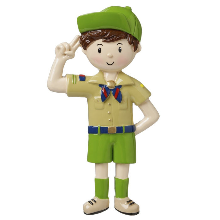 Boy Scout Christmas Ornament Personalized