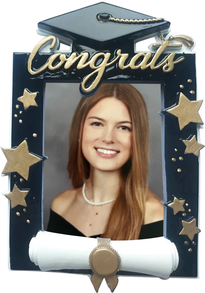Personalized Graduation Picture Frame Ornament