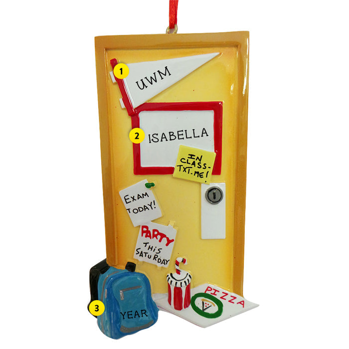 Dorm Door Christmas Tree Ornament