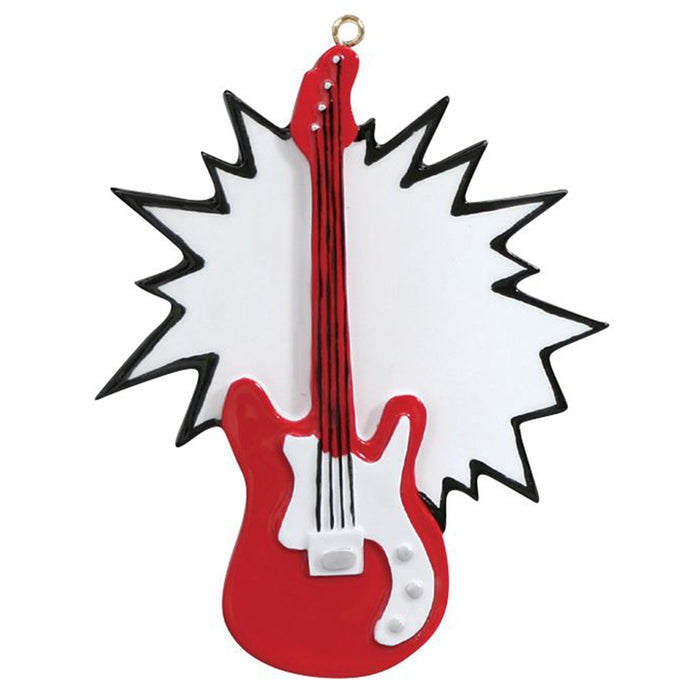 Resin Electric Guitar Christmas Tree Ornament
