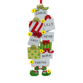 Personalized Elf Shopping Ornament