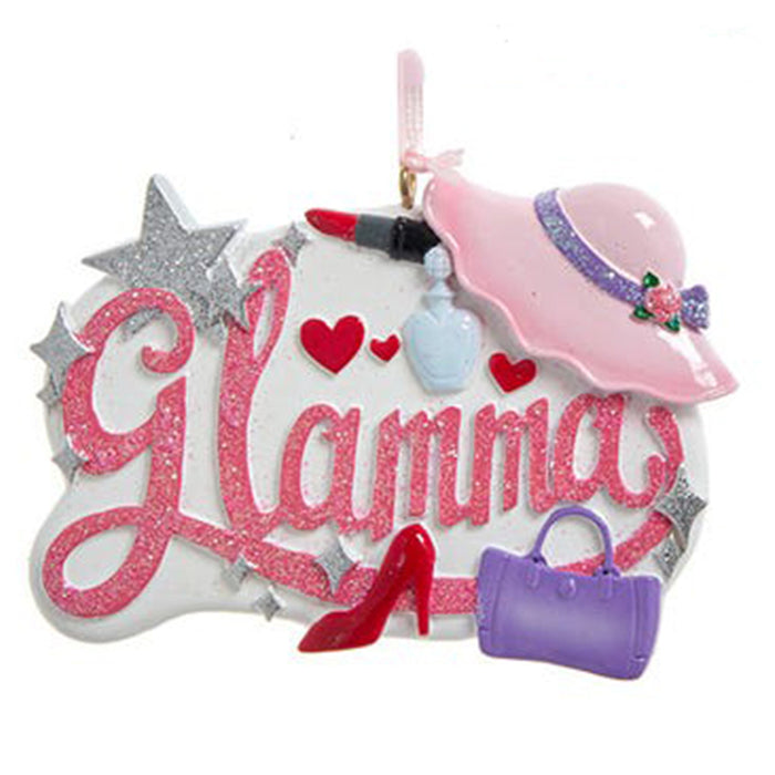 Personalized Glamma Ornament