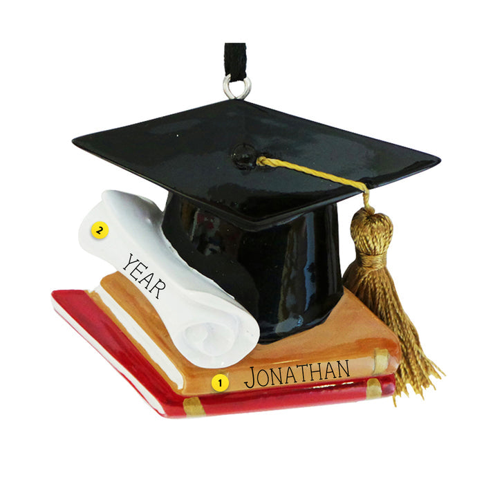 Graduation Ornament Cap and Diploma OR1143