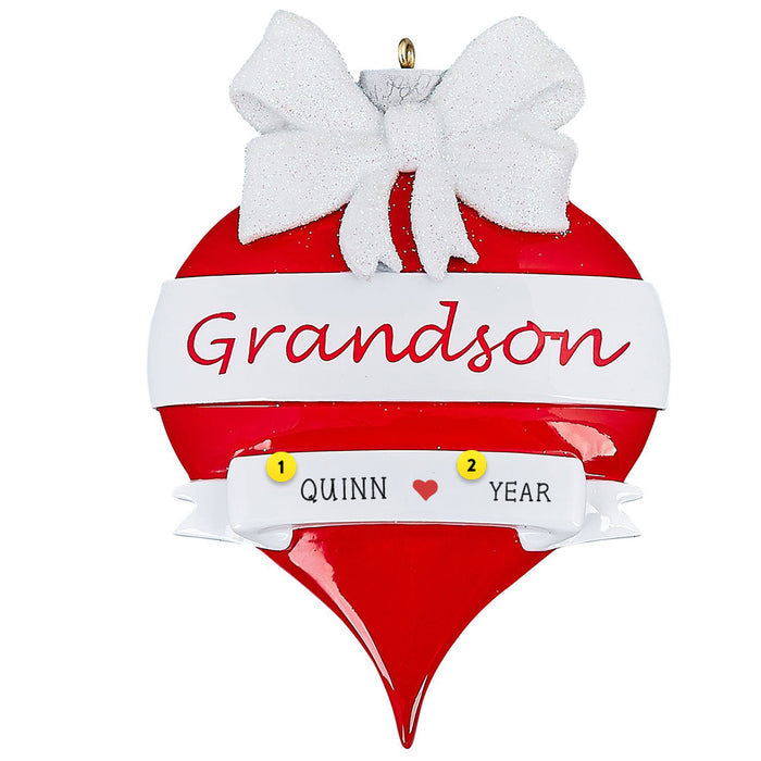 Grandson Christmas Tree Ornament