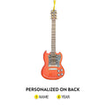 Personalized Electric Guitar Ornament