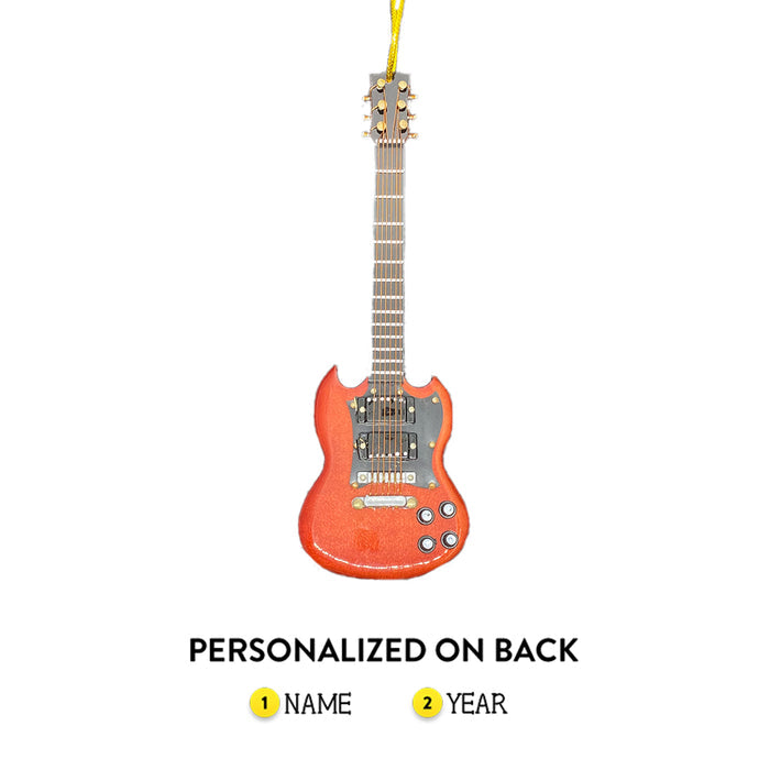 Personalized Electric Guitar Ornament