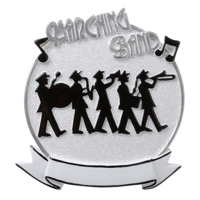 Marching Band - White Ornament For Christmas Tree