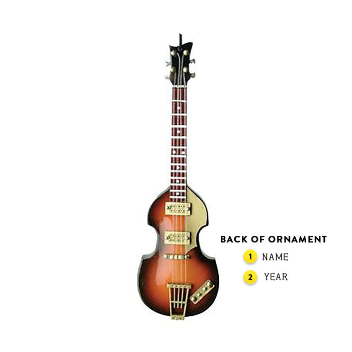 Paul McCartney Bass Guitar Ornament